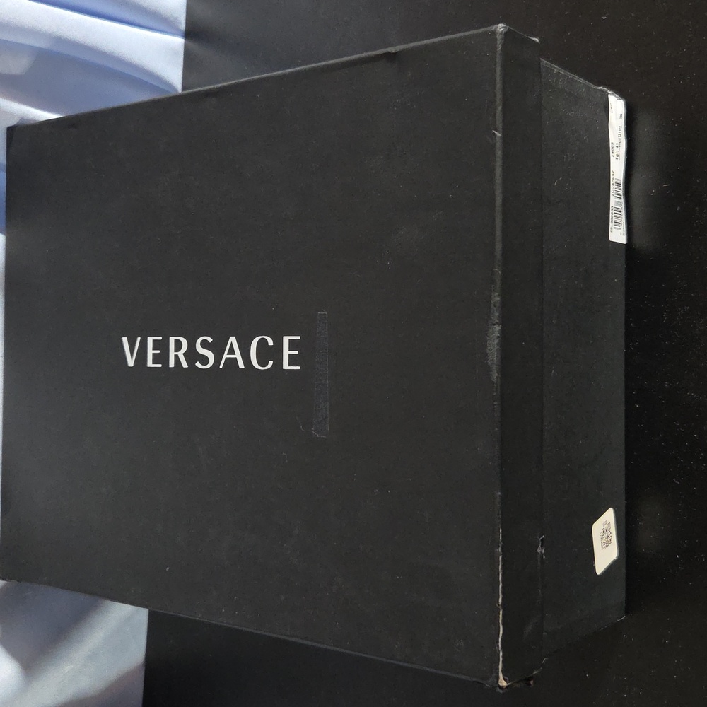 Versace Red and Gold Slides Unisex Full Inclusion - Picture 8 of 9